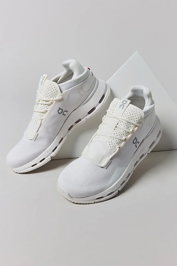 On Men's Cloudnova 2 Sneaker in All White - Image 2