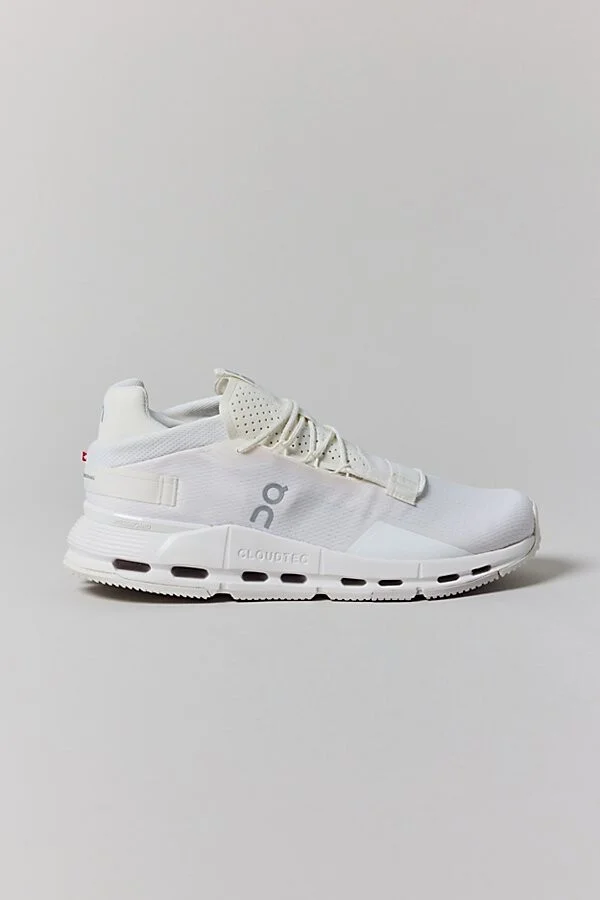 On Men's Cloudnova 2 Sneaker in All White - Image 3
