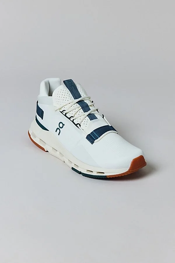 On Men's Cloudnova 2 Sneaker in All White - Image 11