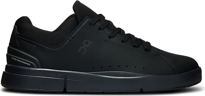 On Men's The Roger Advantage Low Top Sneakers in All Black