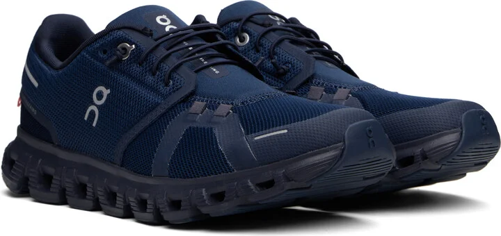 On Navy Cloud 6 Sneakers - Image 4