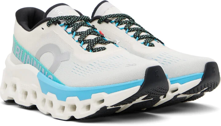 On Off-White & Blue Cloudmonster 2 Sneakers - Image 4