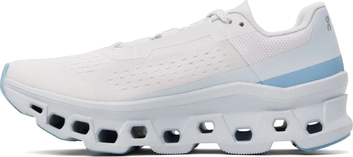 On Off-White & Blue Cloudmonster Sneakers - Image 3