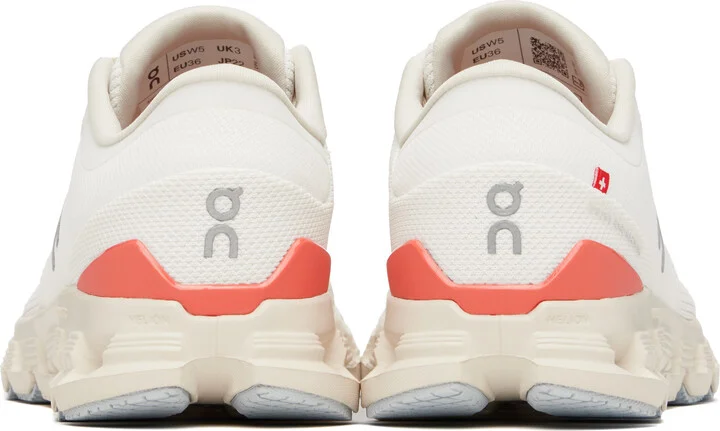 On Off-White & Orange Cloud X 4 Sneakers - Image 2