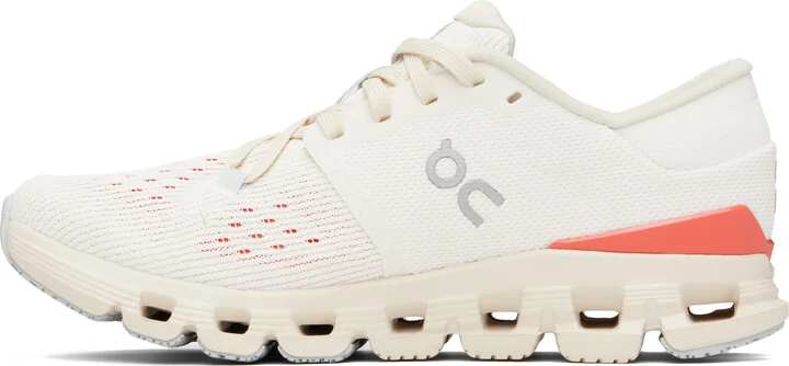 On Off-White & Orange Cloud X 4 Sneakers - Image 3