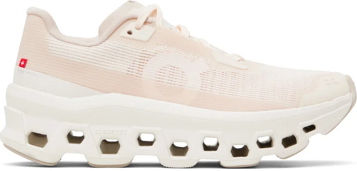 On Pink Cloudmonster Void Sneakers