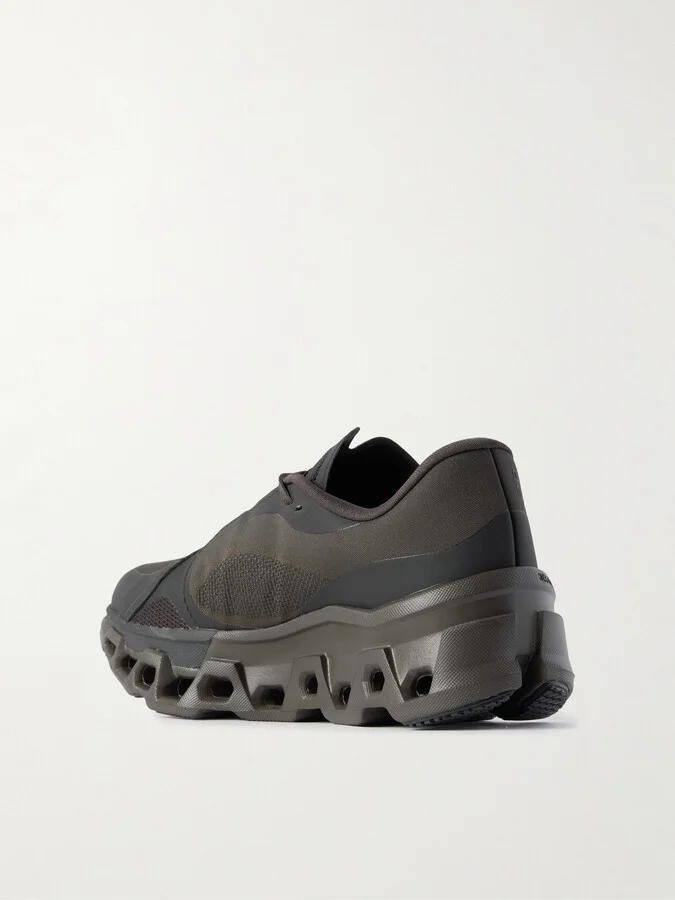 ON - + Post Archive Faction Cloudmonster 2 Rubber-trimmed Mesh Sneakers - Brown - Image 3
