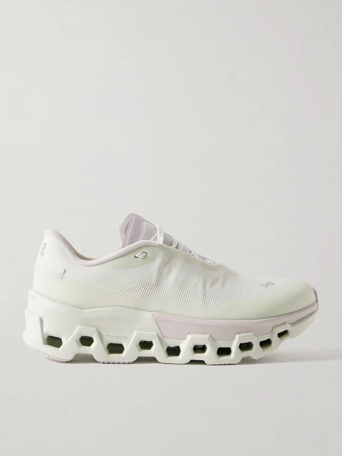ON - + Post Archive Faction Cloudmonster 2 Rubber-trimmed Mesh Sneakers - Gray
