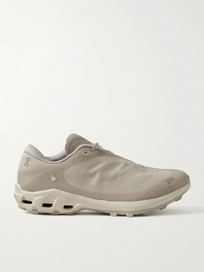ON - + Post Archive Faction Cloudventure Peak Recycled-twill And Mesh Sneakers - Neutrals