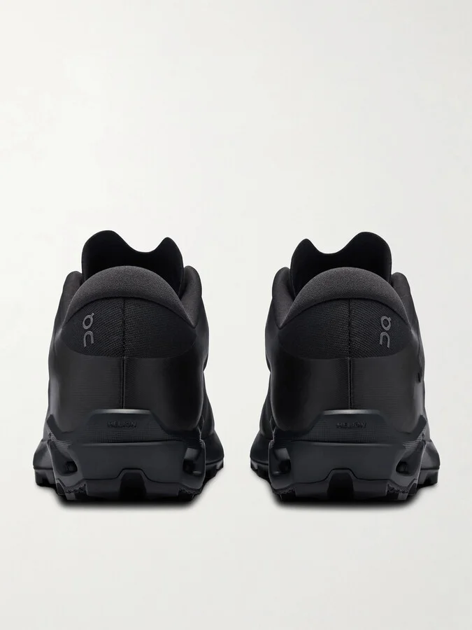 ON - + Post Archive Faction Cloudventure Peak Rubber-trimmed Recycled-mesh Sneakers - Black - Image 2