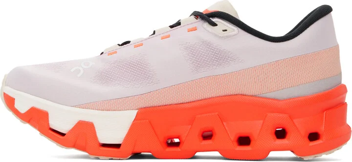 On Purple & Orange Cloudmonster Hyper Sneakers - Image 3