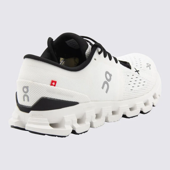 On Running Ivory And Black Cloud Sneakers - Image 3