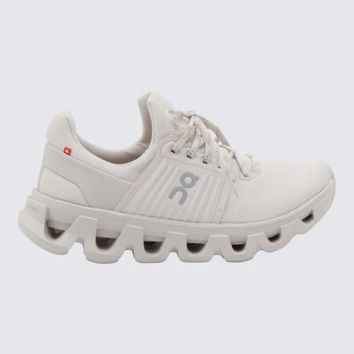 On Running Sand And Ivory Cloudswift 4 Sneakers