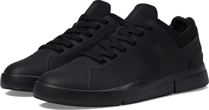 On The Roger Advantage 1 Men's Shoes All Black 1 : 11 M, Synthetic/Textile