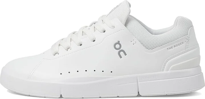 On The Roger Advantage 1 Men's Shoes All White : 7.5 M, Synthetic/Textile - Image 6