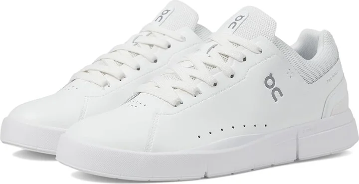 On The Roger Advantage 1 Men's Shoes All White : 7.5 M, Synthetic/Textile