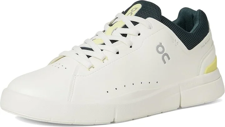 On The Roger Advantage 1 Men's Shoes Ivory/Evergreen : 8.5 M, Synthetic/Textile - Image 5