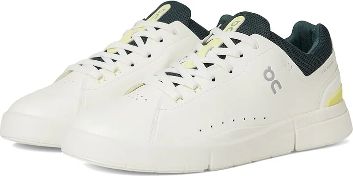 On The Roger Advantage 1 Men's Shoes Ivory/Evergreen : 8.5 M, Synthetic/Textile