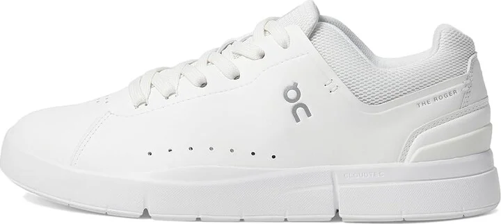On The Roger Advantage 1 Women's Shoes All White 1 : 10.5 M, Leather - Image 6
