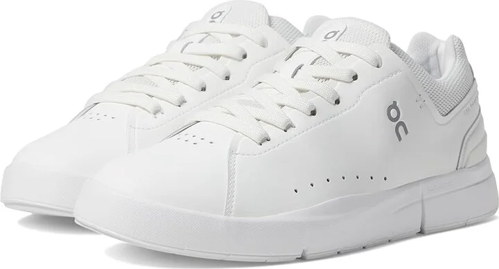 On The Roger Advantage 1 Women's Shoes All White 1 : 10.5 M, Leather