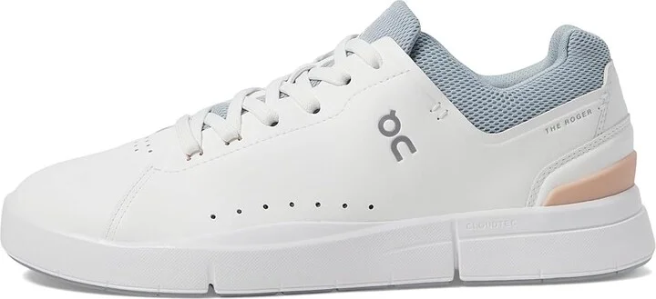 On The Roger Advantage 1 Women's Shoes White/Rosehip : 5 M, Leather - Image 6