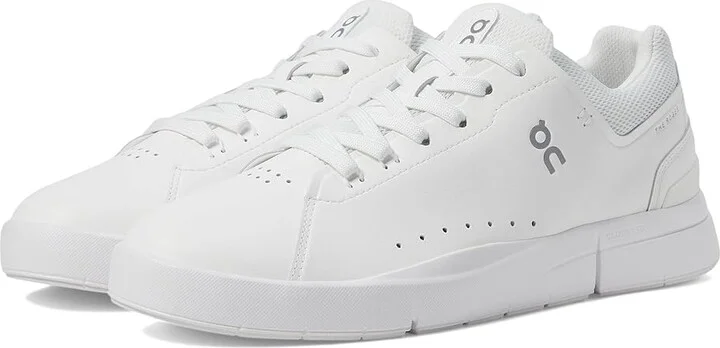 On The Roger Advantage 1 Women's Shoes White/Undyed : 5 M, Leather