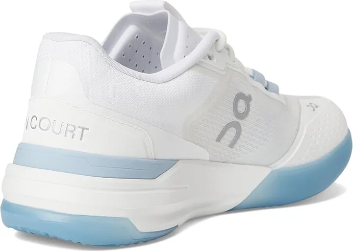 On The Roger Advantage Pro Women's Running Shoes White/Chambray : 8.5 M, Textile - Image 4