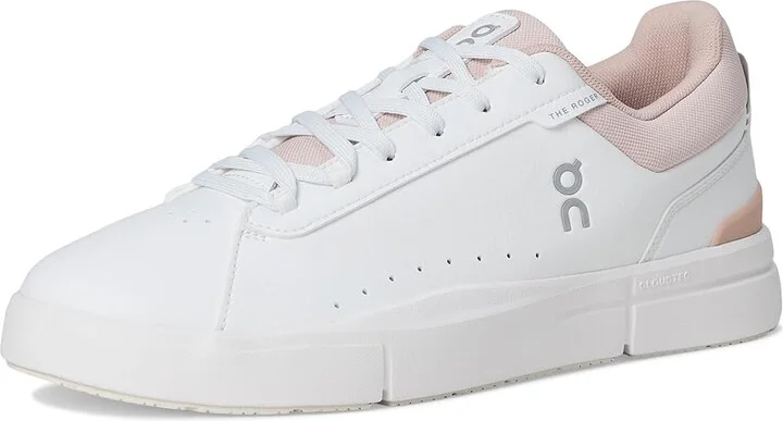 On The Roger Advantage Women's Shoes White/Rosehip : 6 M, Leather - Image 5