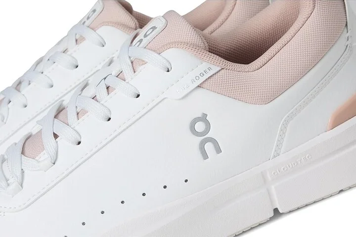 On The Roger Advantage Women's Shoes White/Rosehip : 6 M, Leather - Image 7