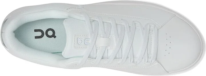 On The Roger Advantage Women's Shoes White/White : 9 M, Leather - Image 2