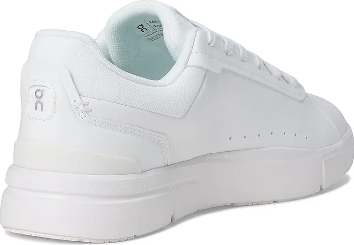 On The Roger Advantage Women's Shoes White/White : 9 M, Leather - Image 4