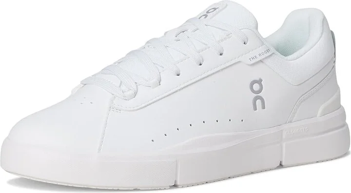 On The Roger Advantage Women's Shoes White/White : 9 M, Leather - Image 5