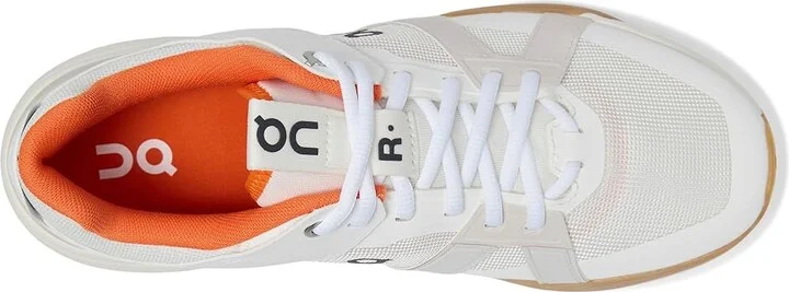 On The ROGER Clubhouse Pro Men's Shoes Ivory/Flame : 8 M, Synthetic - Image 2