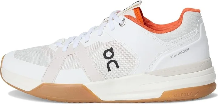 On The ROGER Clubhouse Pro Men's Shoes Ivory/Flame : 8 M, Synthetic - Image 6