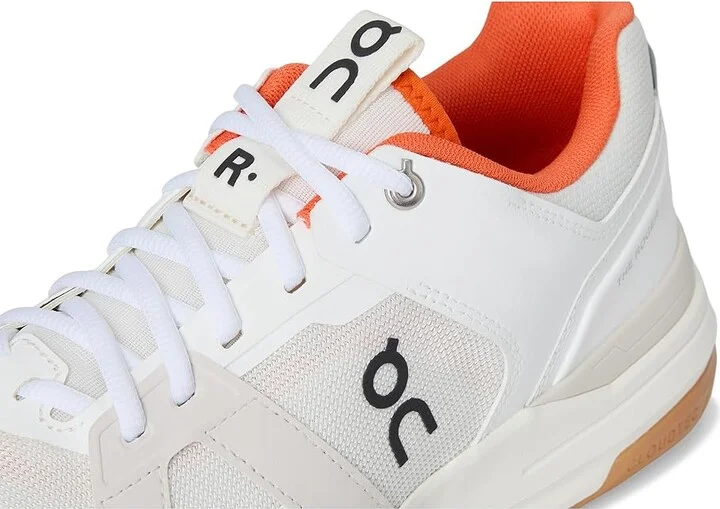 On The ROGER Clubhouse Pro Men's Shoes Ivory/Flame : 8 M, Synthetic - Image 7