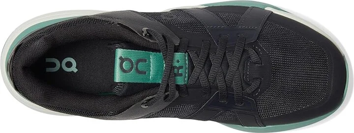 On The ROGER Clubhouse Pro Women's Shoes Black/Green : 5 M, Synthetic/Textile - Image 2