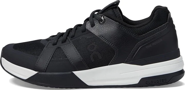 On The ROGER Clubhouse Pro Women's Shoes Black/White : 5 M, Synthetic/Textile - Image 6