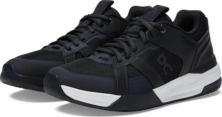 On The ROGER Clubhouse Pro Women's Shoes Black/White : 5 M, Synthetic/Textile