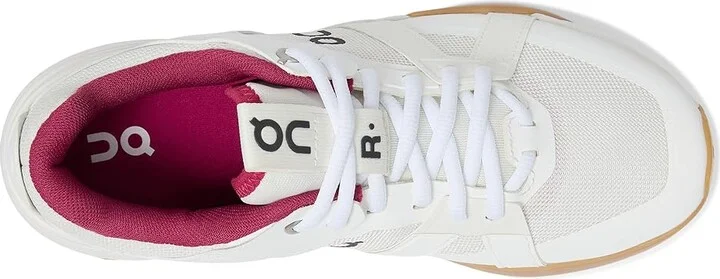 On The ROGER Clubhouse Pro Women's Shoes Ivory/Grenadine : 7.5 M, Synthetic/Textile - Image 2