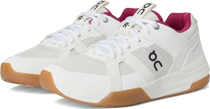 On The ROGER Clubhouse Pro Women's Shoes Ivory/Grenadine : 7.5 M, Synthetic/Textile