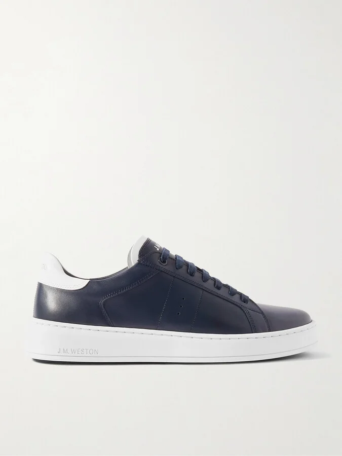 On Time Leather Sneakers