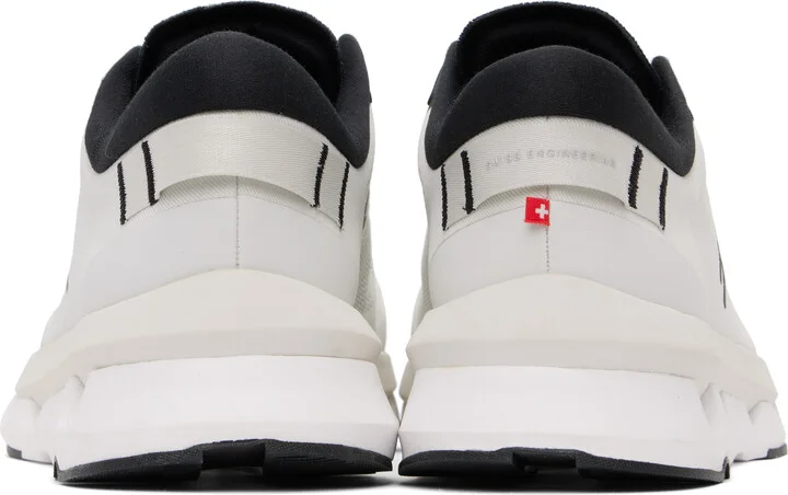 On White & Black Cloudzone Sneakers - Image 2