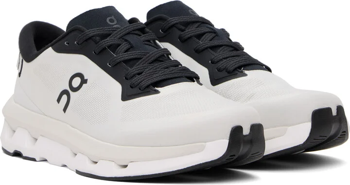 On White & Black Cloudzone Sneakers - Image 4