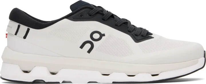 On White & Black Cloudzone Sneakers