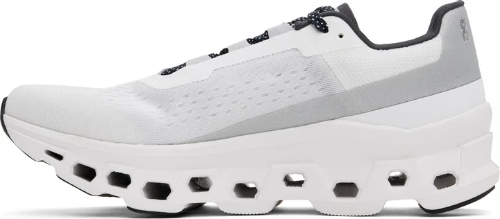 On White Cloudmonster Sneakers - Image 3