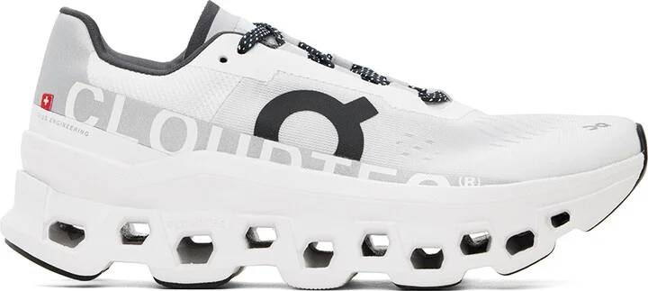 On White Cloudmonster Sneakers
