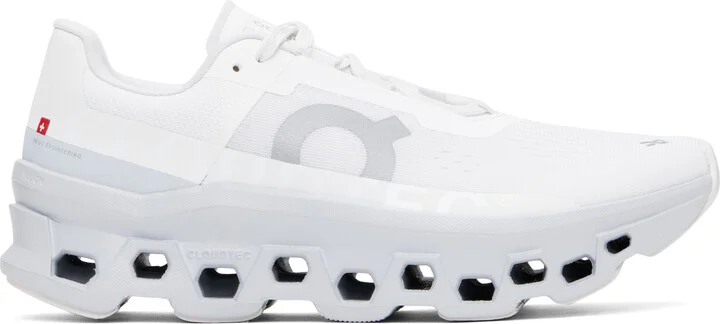 On White Cloudmonster Sneakers