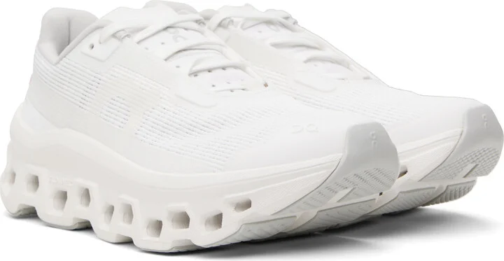 On White Cloudmonster Void Sneakers - Image 4