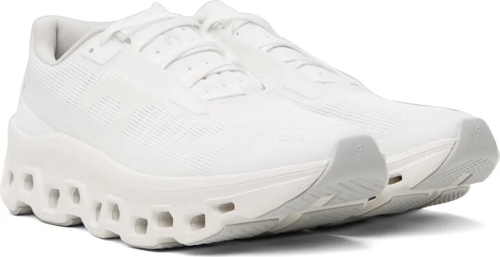 On White Cloudmonster Void Sneakers - Image 4