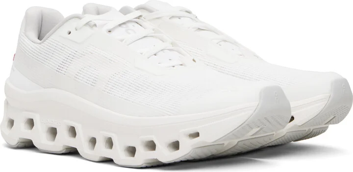 On White Cloudmonster Void Sneakers - Image 4